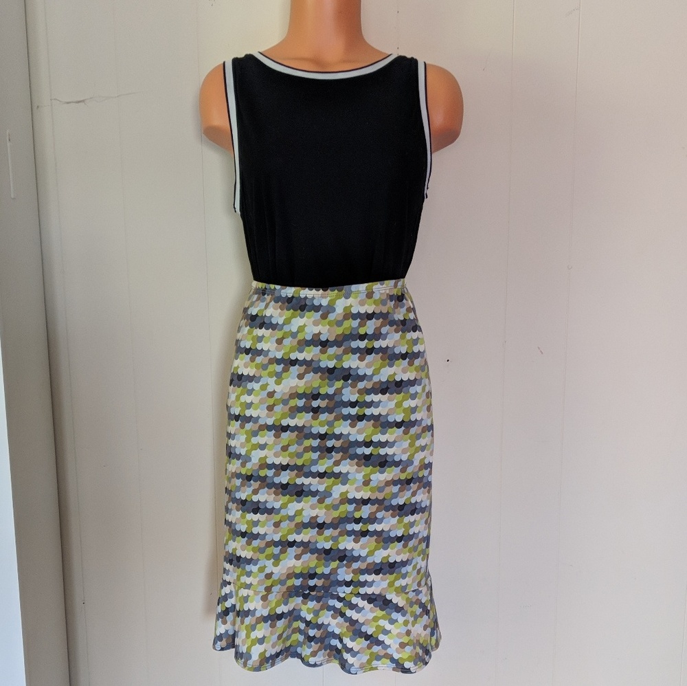 BCBGMaxAzria multicolored mermaid pencil skirt XS